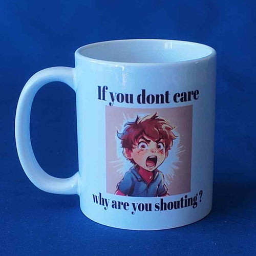 Personalised caricature mug 11oz ceramic — custom photo gift UK | Photonscribe
