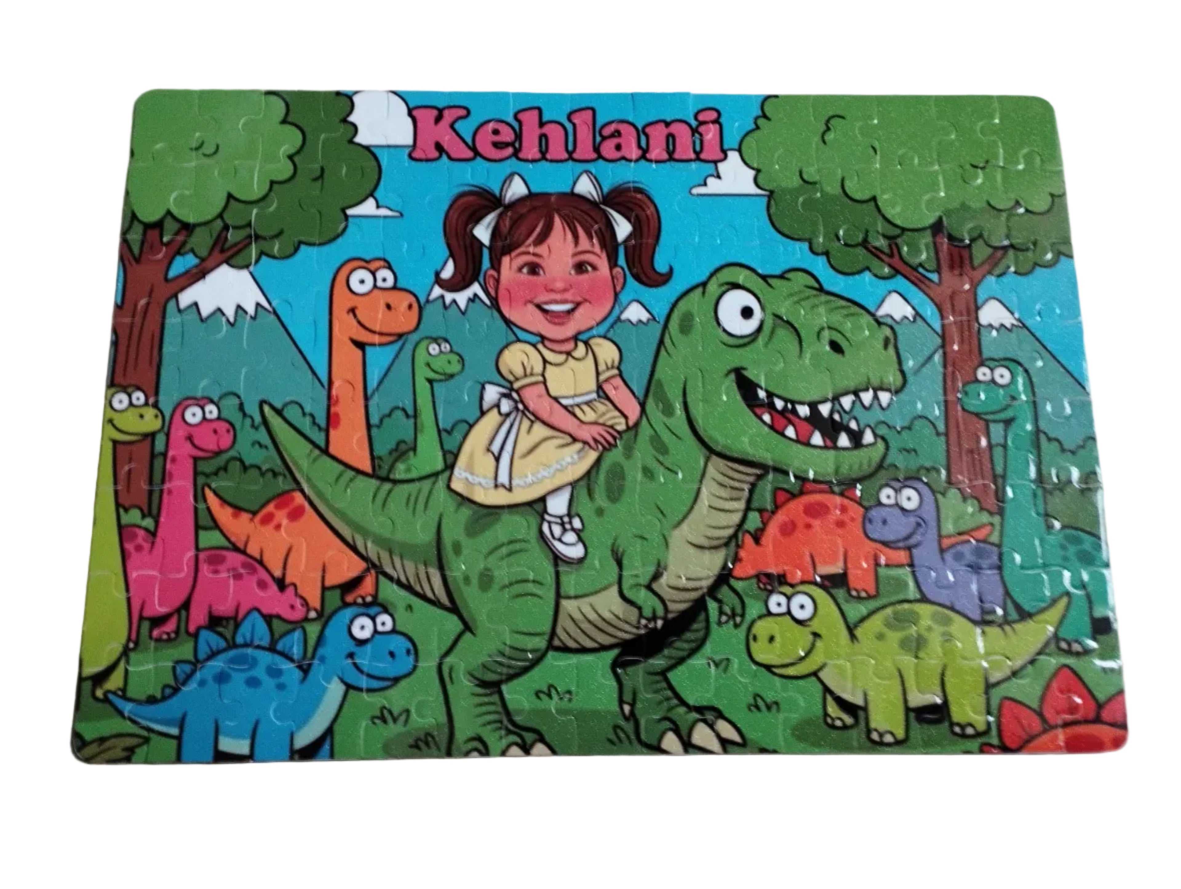 Personalised jigsaw puzzle with caricature portrait — handcrafted to order | Photonscribe
