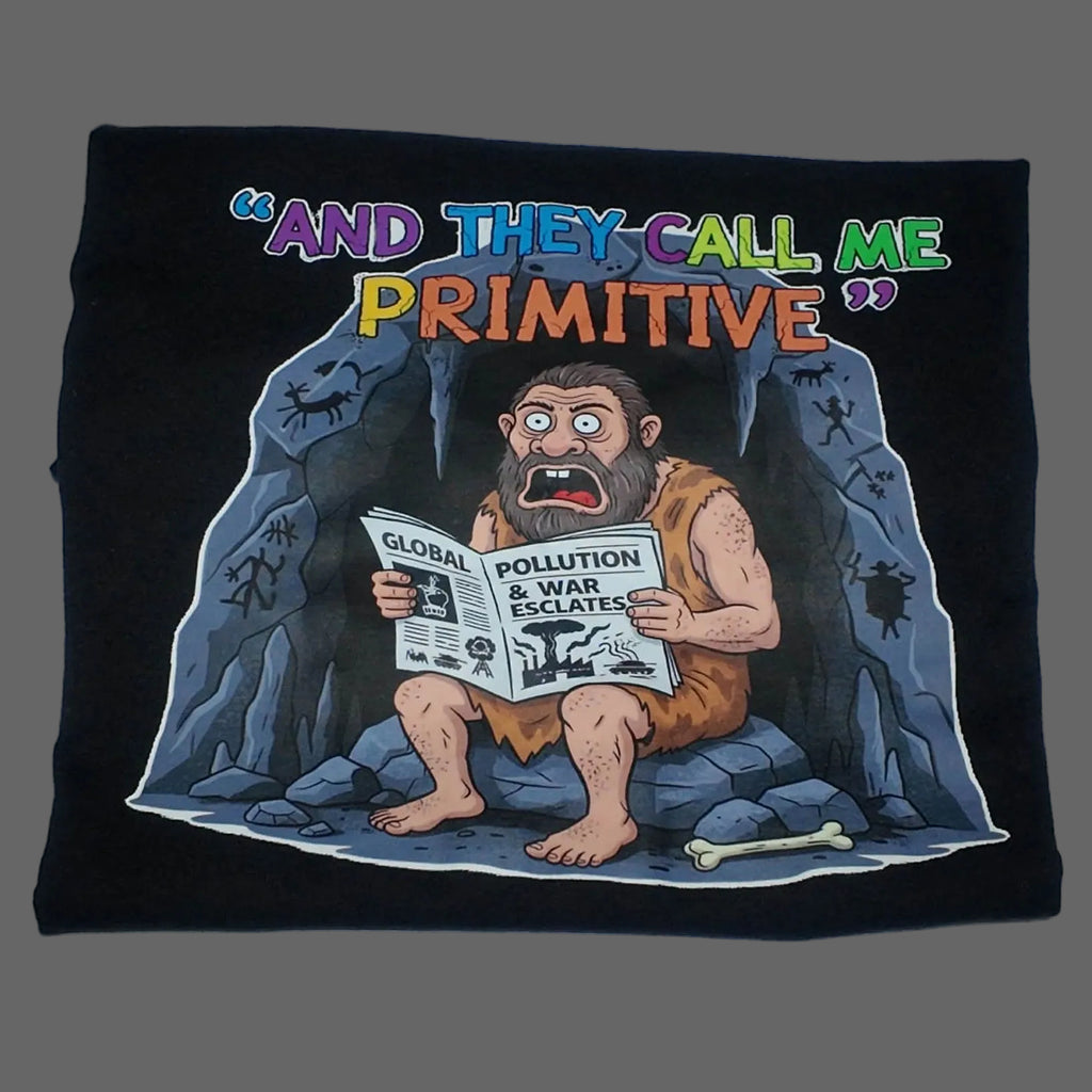 Caricature t-shirt with custom theme and text — personalised photo print UK
