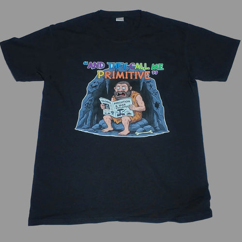 Personalised caricature t-shirt — unique custom gift handcrafted in the UK

