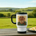 Personalised Caricature 14 Oz Coffee Mug